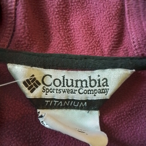 COLUMBIA WOMENS MEDIUM PINK LEOPARD PRINT SPORTS JACKET WITH HOOD - Picture 8 of 9